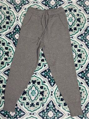 Cozy Gray Jogger Pants with Drawstring